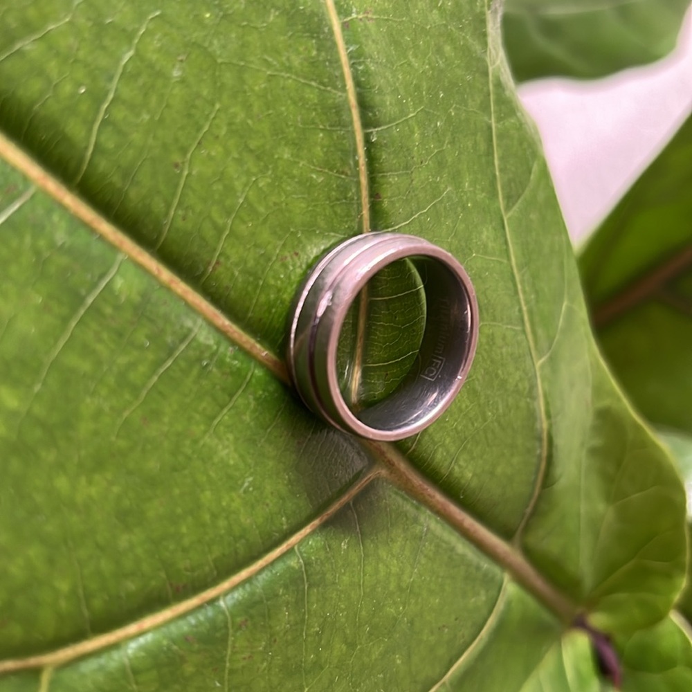 Titanium Wedding Ring - image 4